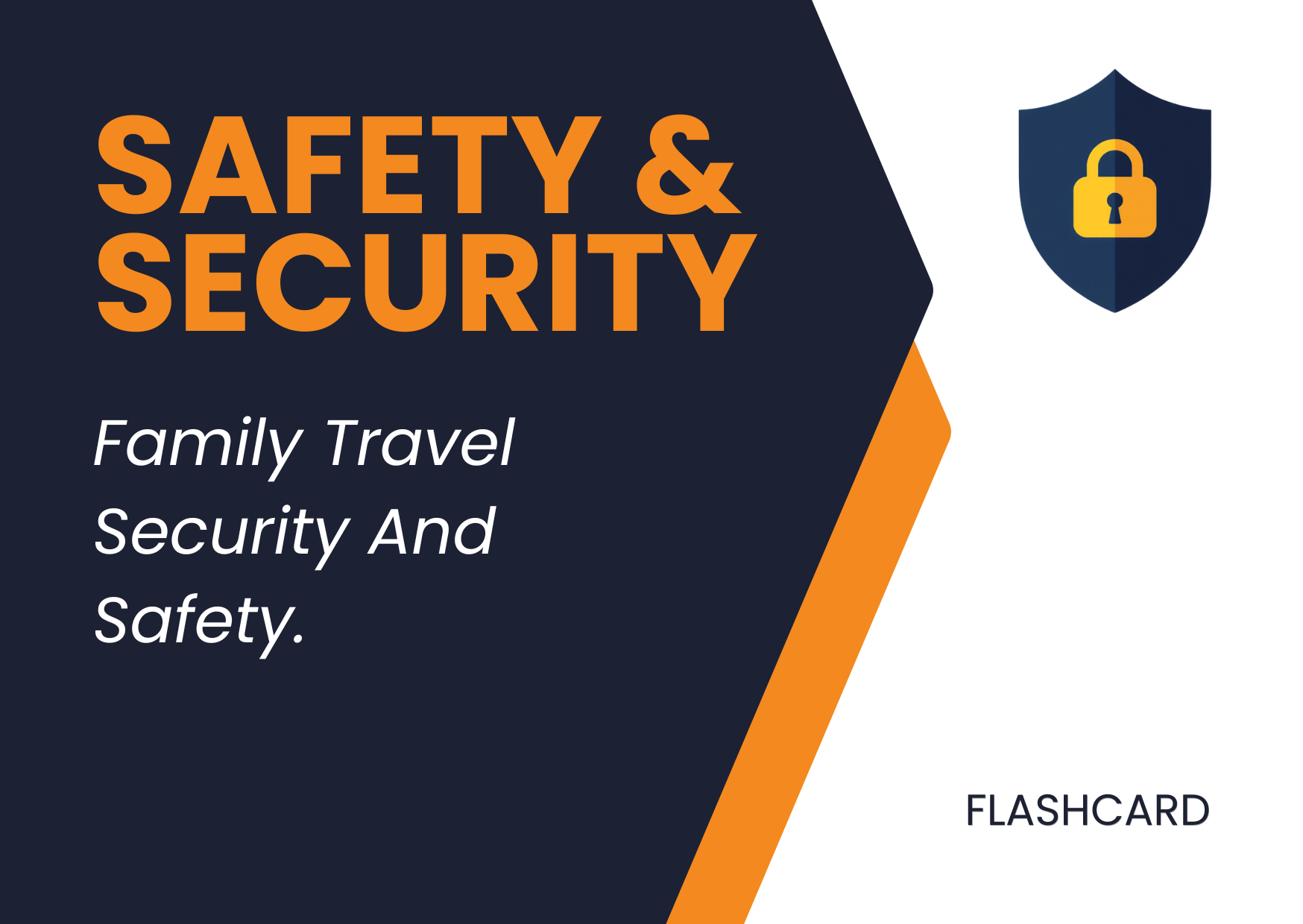 Family Security and Safety Flashcard