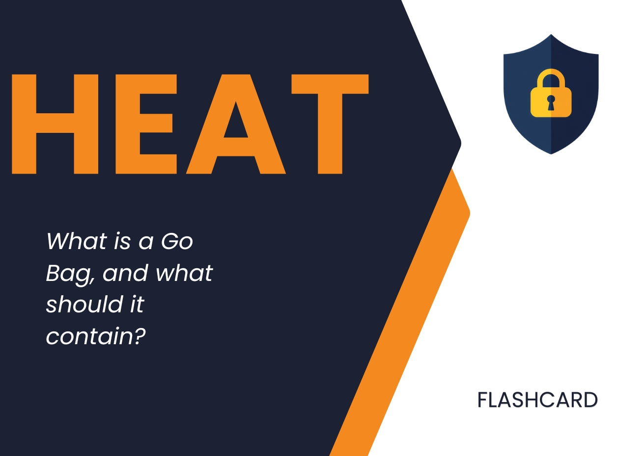 Hostile Environment Awareness Training  (HEAT)